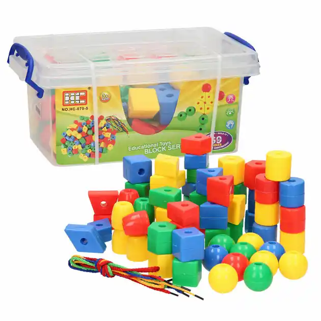 Mega Kralen in Opbergbox, 69dlg. Voordeelprijs