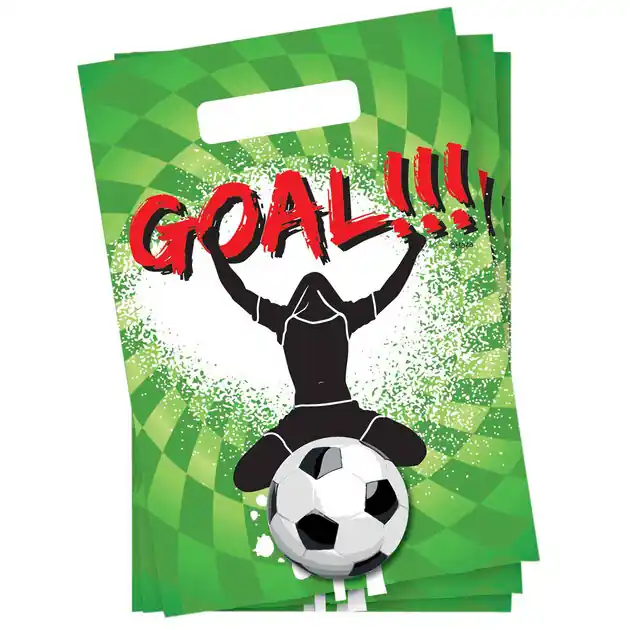 Uitdeelzakjes Goal, 6st. Dagaanbieding
