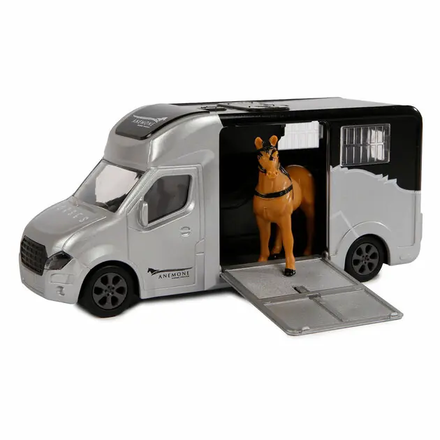 Must-Have Kids Globe Die-cast Paardentruck met Licht en Geluid Grijs
