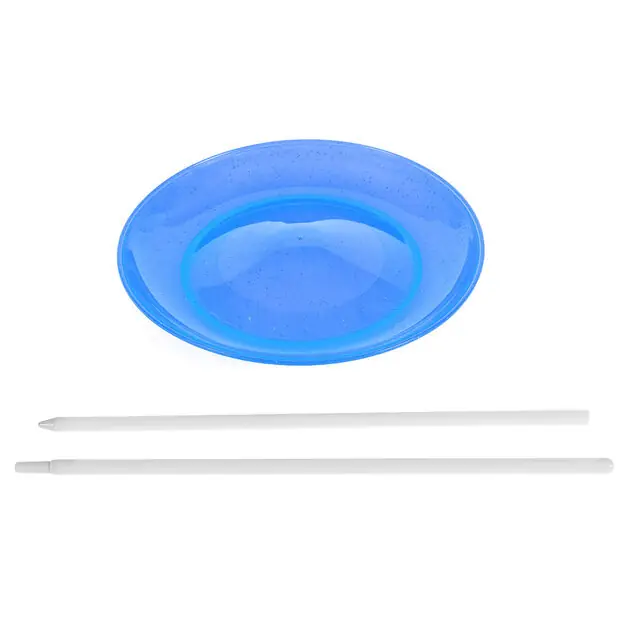 Jongleer Bord met Stok - Blauw Seizoensaanbieding