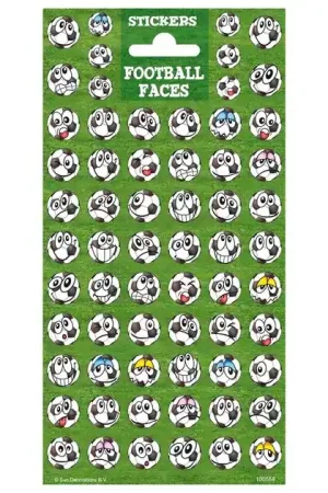 Bestel Nu Stickervel Twinkle - Voetbal Gezichten