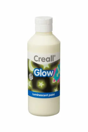 Snelle Levering Creall Glow in the Dark Verf Groen-Geel, 250ml