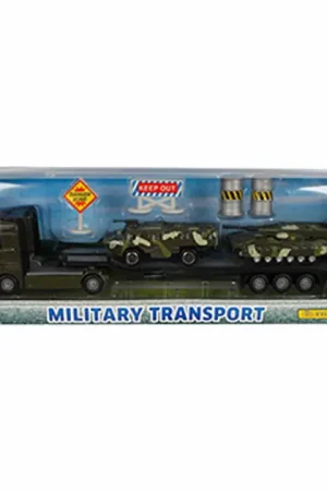 2-Play Die-cast Vrachtwagen Transporter met Tanks, 24cm Rechtstreeks Van De Fabrikant