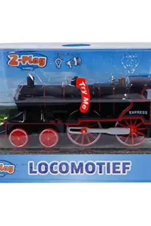 Gratis Retour 2-Play Die-cast Locomotief met Licht en Geluid, 14cm
