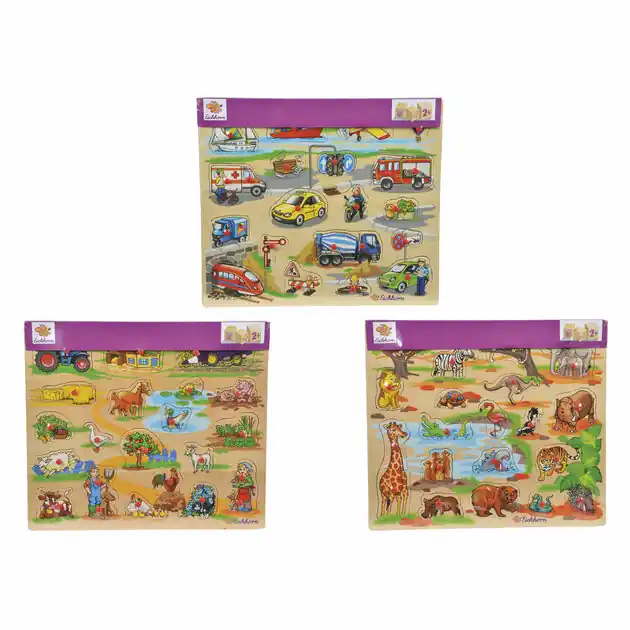 Beperkte Voorraad Eichhorn Houten Mega Noppenpuzzel