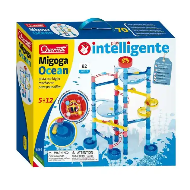 Snelle Levering Quercetti Knikkerbaan Migoga Oceaan, 92dlg.