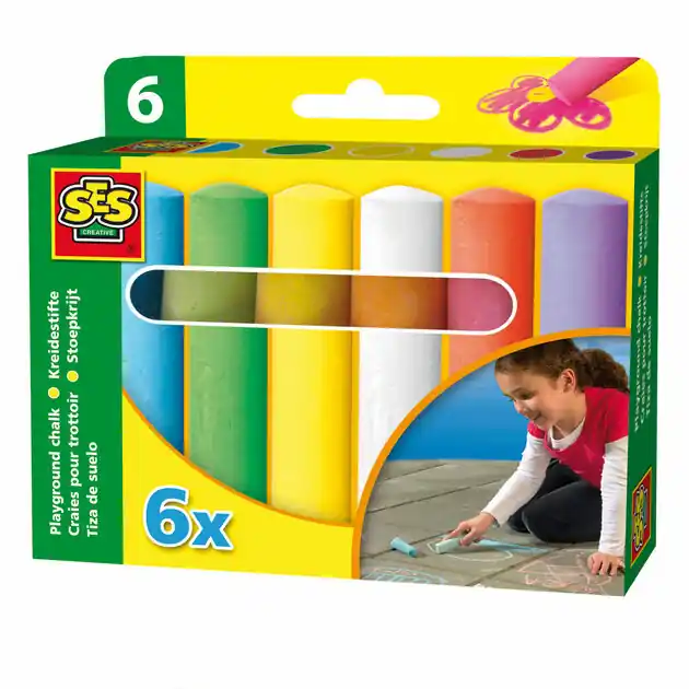 SES Stoepkrijt, 6st. Fabrieksprijs