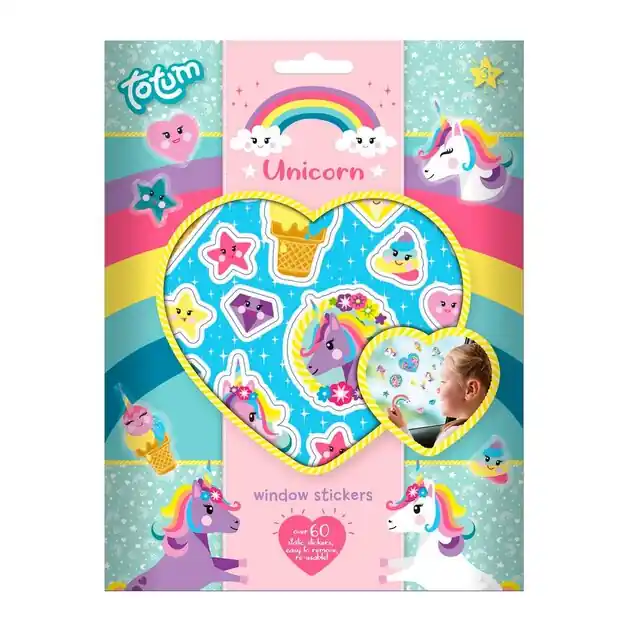 Laatste Versie Totum Eenhoorn Raamstickers