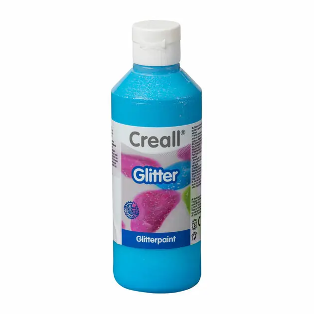 Creall Glitterverf Blauw, 250ml Flitsaanbieding