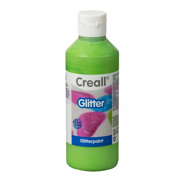 Koopje Creall Glitterverf Groen, 250ml