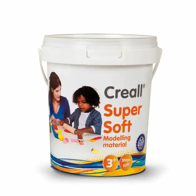 Creall Supersoft Klei 5 kleuren, 450gr. Betrouwbaar