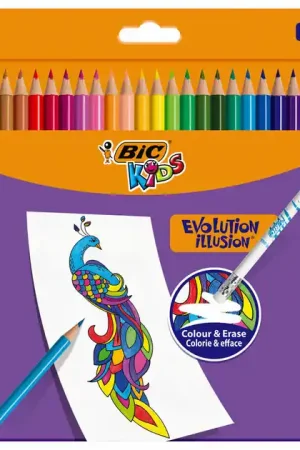 BIC Kids Evolution Uitgumbare Kleurpotloden, 24st. Koop Vandaag