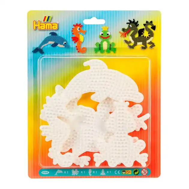 Hama Midi Strijkkralenbordjes - Dieren, 4st. Hete Deal