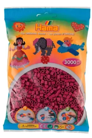 Actieprijs Hama Midi Strijkkralen - Pruim (201-82), 3000st.