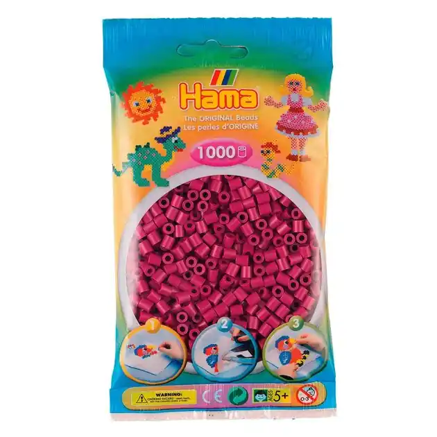 Hama Midi Strijkkralen - Pruim (82), 1000st. Uitverkoop