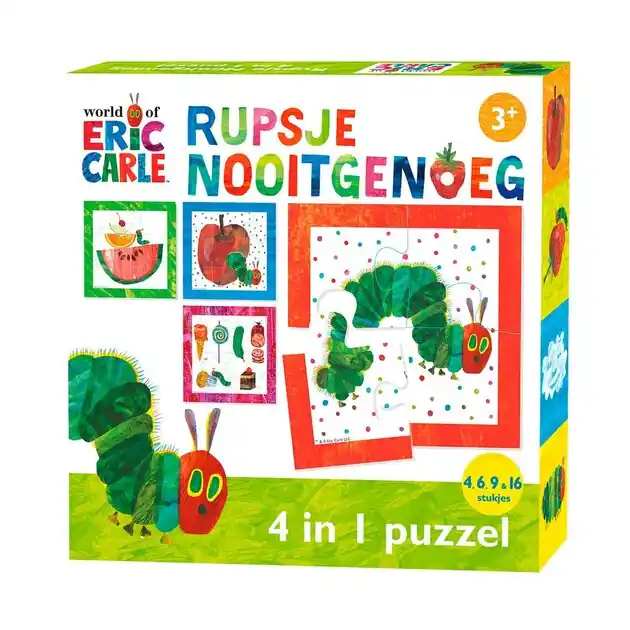 Fabrieksprijs Rupsje Nooitgenoeg Puzzel, 4in1