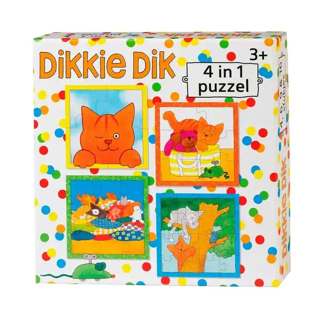 Dikkie Dik Puzzel, 4in1 Must-Have