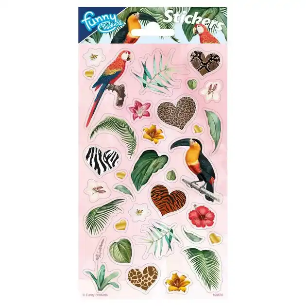 Merkproduct Stickervel Jungle