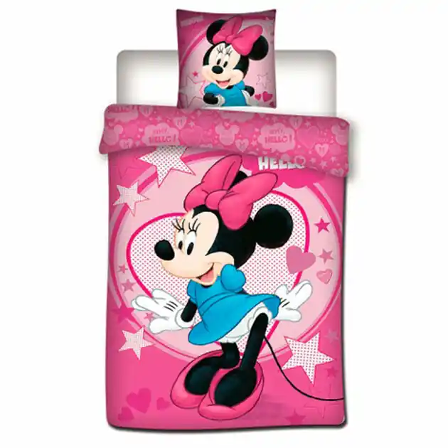 Dekbedovertrek Minnie Mouse, 140x200cm Favoriet