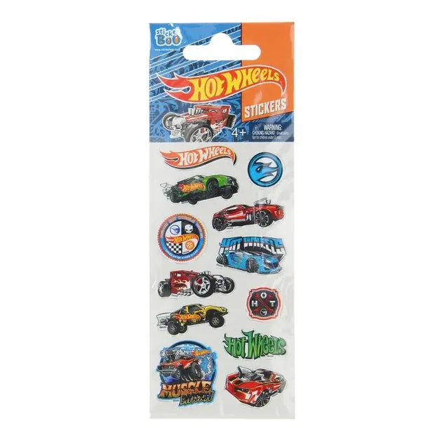 Hot Wheels Stickervel Op = Op