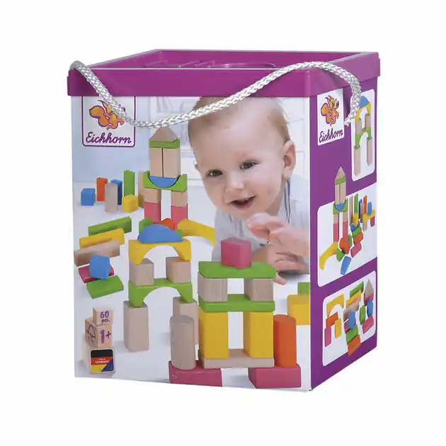 Betaalbaar Eichhorn Houten Blokken, 60dlg.