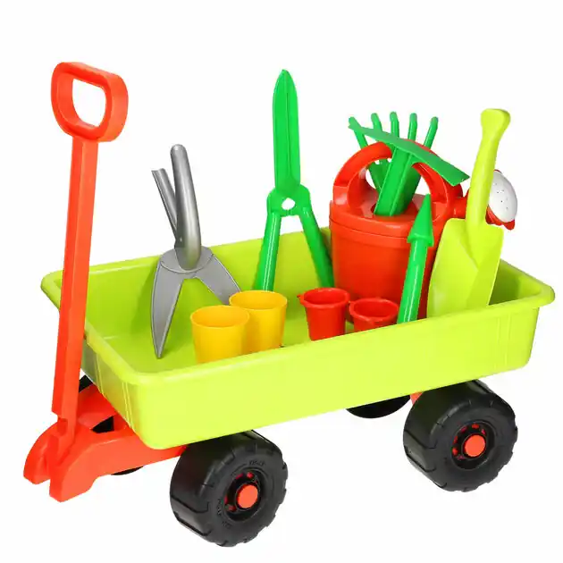 Bolderkar met Tuingereedschap, 12dlg. Weekendaanbieding