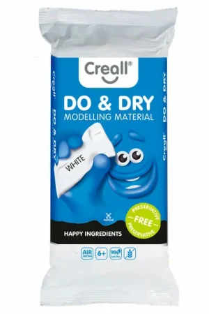 Beperkt Aanbod Creall Do&Dry Boetseerklei Conserveringsvrij Wit, 1000gr.