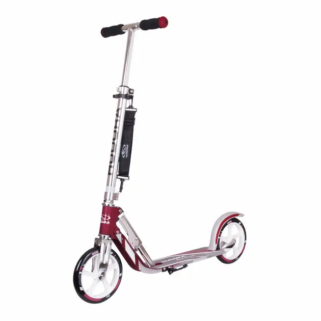 HUDORA BigWheel 205 Scooter Step - Magenta/Zilver Voordeelprijs