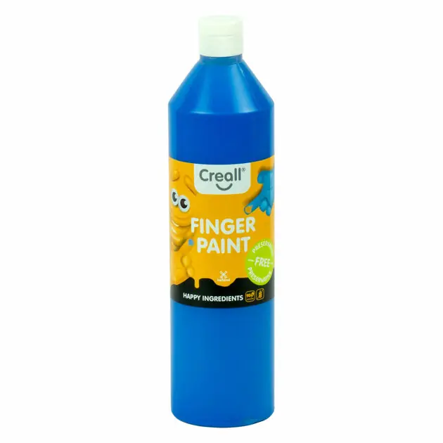 Creall Vingerverf Conserveringsvrij Blauw, 750ml Fabrieksprijs