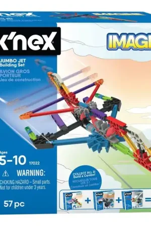K'Nex Bouwset - Jumbo Jet, 57dlg. Actieprijs