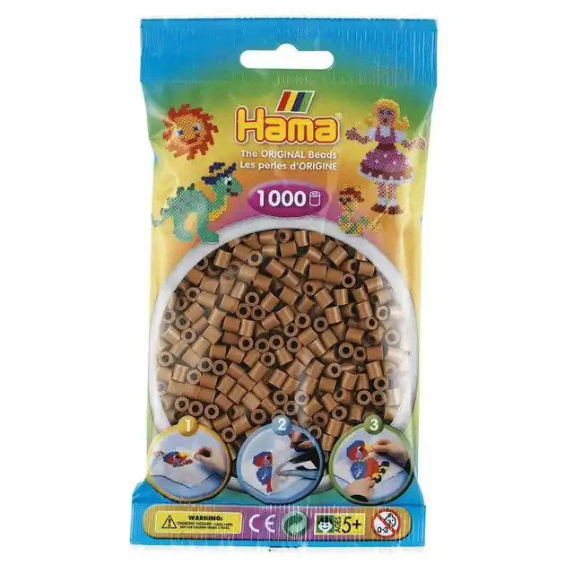 Weekendaanbieding Hama Midi Strijkkralen - Noga Bruin (207-76), 1000st.