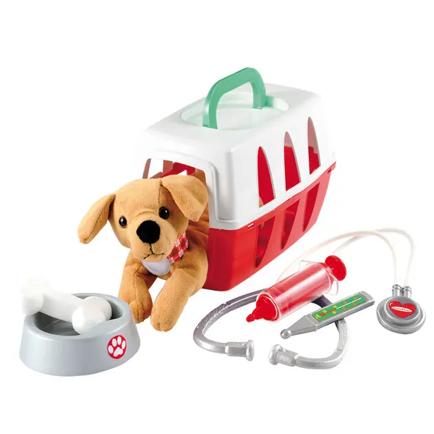 Ecoiffier Hond in Reismand Op = Op