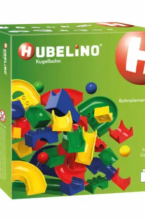 Hubelino Knikkerbaan Baanelementen - 55dlg. Korting