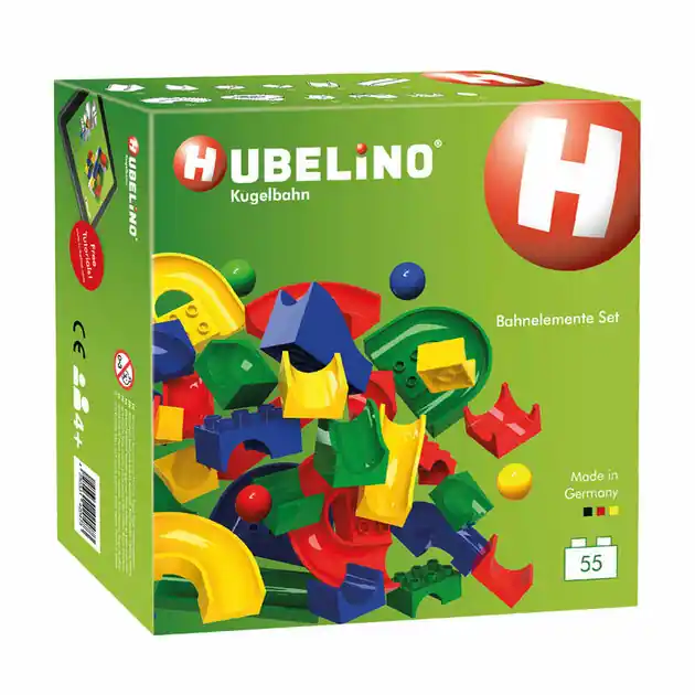 Hubelino Knikkerbaan Baanelementen - 55dlg. Korting