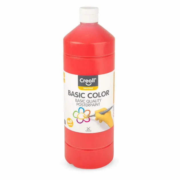 Creall Schoolverf Lichtrood, 1 liter Voordeelprijs