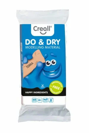 Creall Do&Dry Boetseerklei Conserveringsvrij Terra, 500gr. Direct Beschikbaar