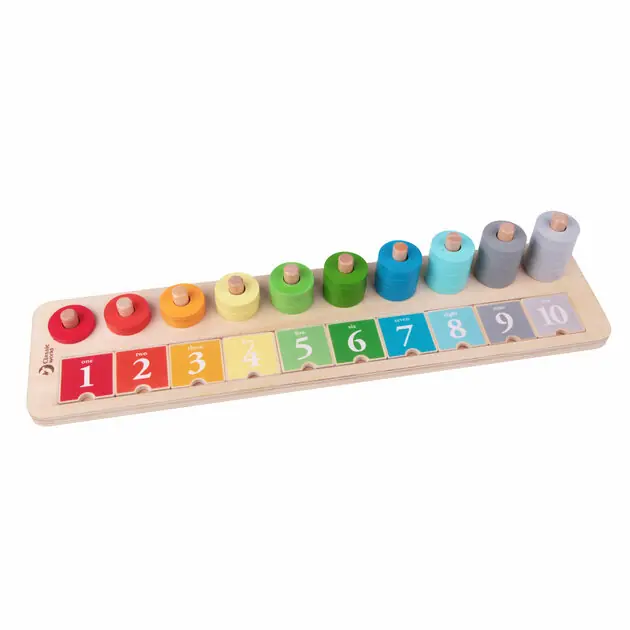 Premium Classic World Houten Stapelteller, 66dlg.