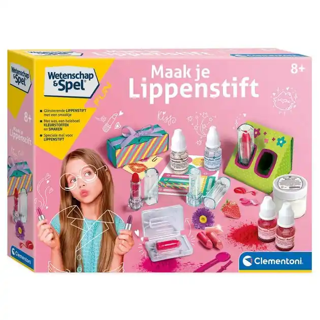 Clementoni Wetenschap & Spel - Maak je eigen Lippenstift Tijdelijk Beschikbaar