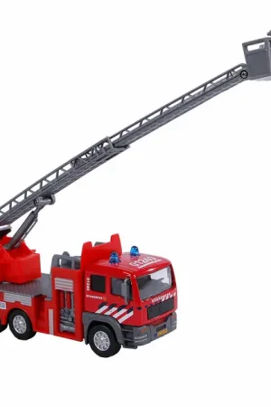 Kids Globe Die-cast Brandweer Ladderwagen NL, 16cm Laatste Kans
