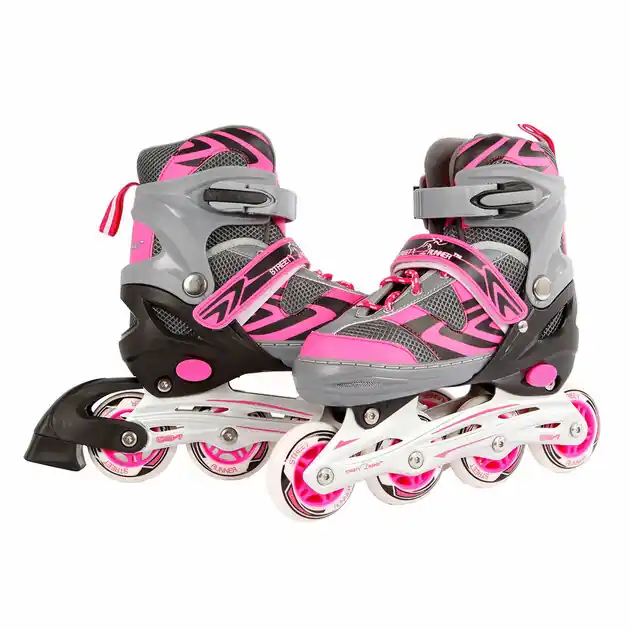 Express Levering Skeelers Roze/Grijs, maat 37-40
