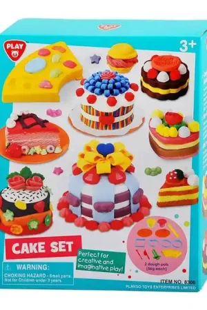 Betrouwbaar Playgo Kleiset Gebakjes - 2 Kleipotjes