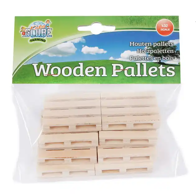 Kids Globe Houten Pallets 1:32, 8st. Tijdelijk Beschikbaar