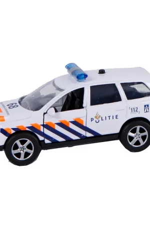 Weekendaanbieding 2-Play Die-cast Pull Back Politie NL Licht en Geluid