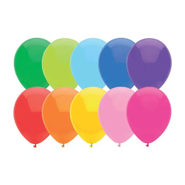 Ballonnen Gekleurd, 10st. Veilige Betaling