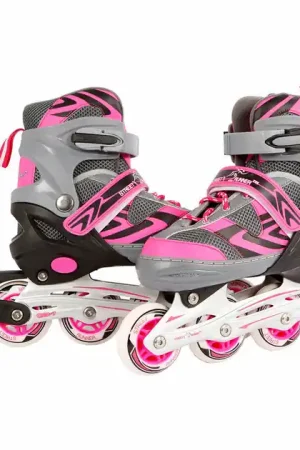 Weekendaanbieding Skeelers Roze/Grijs, maat 33-36