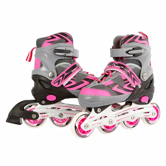 Weekendaanbieding Skeelers Roze/Grijs, maat 33-36