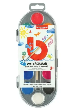 Bruynzeel Kids Waterverf, 12 kleuren Meest Verkocht