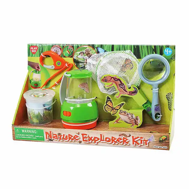 Tijdelijk Beschikbaar Playgo Natuur Onderzoekerset - 6 dlg. met Schepnet en Vergrootglas
