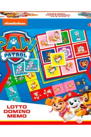 PAW Patrol Lotto Domino Memo - 3 in 1 Aanbieding