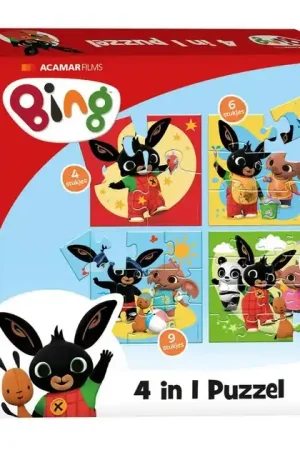 Meest Verkocht Bing Puzzel, 4in1